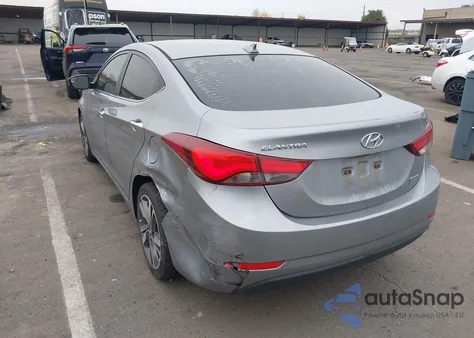 2015 Hyundai Elantra Limited из США, поврежденный, VIN 5NPDH4AEXFH551835